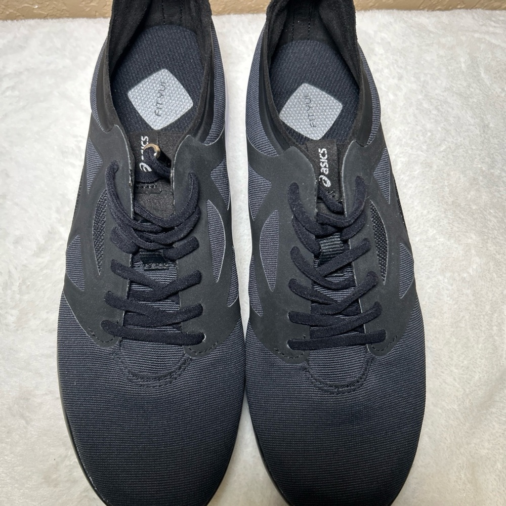 ASICS Gel-Fit YUI 2 Training Shoe, Black/Black/Silver Women 7.5 - Picture 2 of 5